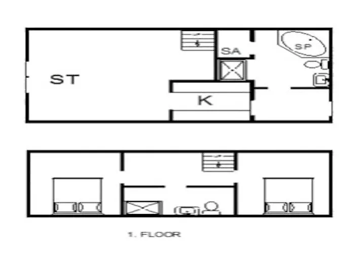 Vakantiehuis 6 Person In